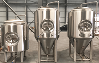 Usine Directement 100L 150L 300L 500L Maison Brasserie Équipement de Brassage Fermenteurs Bière Unitank