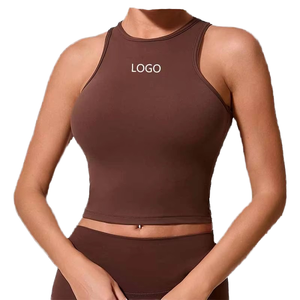Micah Corporation Women's Casual Sports Vest Breathable OEM Yoga Top With Striped Sleeves Yoga Wear For Women - Product Image 1