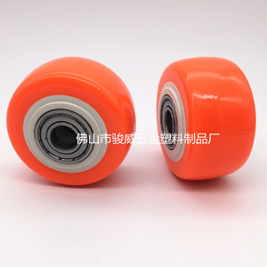 Furniture Caster 63mm Polyurethane Silent Rigid Wheel With Precision Ball Bearing For Furniture - Product Image 1