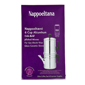 Cafetière en aluminium 6 tasses NAPOLETANA Chrome poli 0004006 - Product Image 2