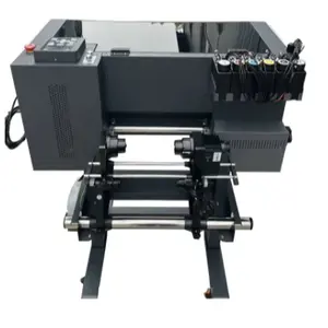 Focusinc 30Cm Uv Dtf Printer Dtf Uv Flatbed Inkjet Flatbed Printer Roll Uv Dtf 30Cm Filmsticker Printer Machine