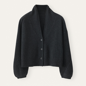 <span class=keywords><strong>Cardigan</strong></span> <span class=keywords><strong>con</strong></span> <span class=keywords><strong>collo</strong></span> <span class=keywords><strong>a</strong></span> <span class=keywords><strong>scialle</strong></span> in Cashmere 100% di alta qualità per donna maglione Outwear - Product Image 4