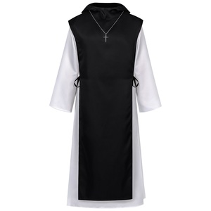 Conjunto de Disfraz de Monje Medieval Vintage, Túnica Larga Unisex de <span class=keywords><strong>Fraile</strong></span> para Representaciones Teatrales y Juegos de Rol de Halloween - Product Image 4