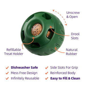 ของเล่นลูกบอลยางสำหรับสุนัข ของเล่นสัตว์เลี้ยงแบบมีปฏิสัมพันธ์ ของเล่นเคี้ยวสำหรับสุนัข - Product Image 5