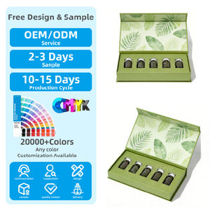 Boîte cadeau magnétique personnalisée pour huiles essentielles avec insert en EVA blanc, emballage en carton rigide pour solutions d'emballage personnalisées - Product Image 1