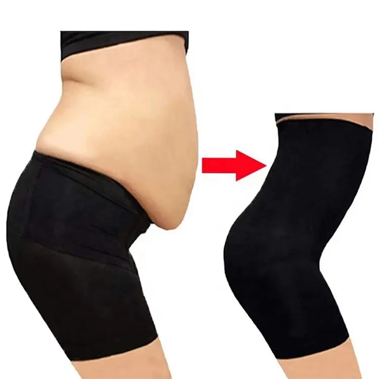 1102 High Waist Briefs Mid Thigh Butt Lifter Waist Trainer Firm Control Tummy Body Shaper Panties