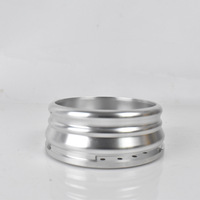 Bol à chicha moderne en aluminium finition miroir avec support à charbon pour accessoires de fumage de chicha