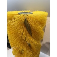Brosse de nettoyage industrielle personnalisée pour voirie, brosse principale à poils en fil de laiton, balayeuse à rouleaux pour routes, support OEM, matériau PP/Nylon