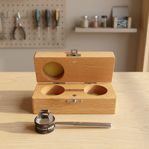 Lightweight 4 <b>Mirror</b> Gonio Lens For Ophthalmology & Optometry Tool With Wooden Case Free Ship .. - Product Image 6