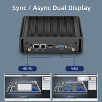 Mini PC Industrial Linux con CPU Celeron Core I3 I5 I7, DDR3L, SSD MSATA, Microcomputadora sin Ventilador para la Industria