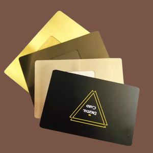 Thẻ NFC Nhận Dạng Thông Minh Thẻ Kinh Doanh Nfc Thẻ Kinh Doanh NFC Kim Loại Màu Đen Nhà Sản Xuất Trống - Product Image 6