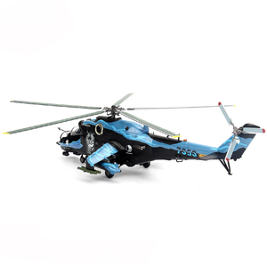 Modèle de collection en alliage moulé sous pression de l'<span class=keywords><strong>hélicoptère</strong></span> armé Mi-24V Mi-24 Deer de la Force aérienne polonaise, 1:48, NATO Tiger Club 2005 - Product Image 3