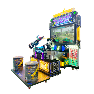 Machine de jeu d'arcade 2025 Thunder Attack, simulateur de tir vidéo pour 2 joueurs, écran 55 pouces, métal et acrylique, pour centres de jeux - Product Image 5