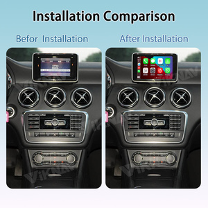 Para Mercedes Benz uma classe W176 2013-2017 tela <span class=keywords><strong>original</strong></span> do carro caixa decodificador interface dispositivo sem fio CarPlay <span class=keywords><strong>Android</strong></span> Auto Player - Product Image 2