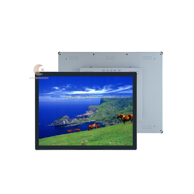 15" All in One Panel Touch Monitor Industrial Grade Embedded Display Multi Touch PCAP LCD Monitor