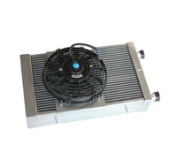 Radiateur en aluminium + ventilateur compatible avec Lotus Europa 1.5L/1.6L 1966-1976 M/T Refroidissement du moteur