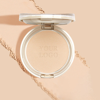 Poudre fixante compacte OEM naturelle, transparente, rafraîchissante, non desséchante, longue tenue, pour le contouring, effet soft focus violet