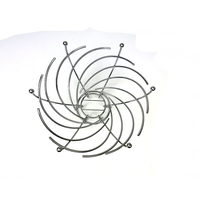 Panier à fruits en fil métallique en forme de vague DaS Creative, porte-fruits en argent électroplaqué pour la décoration de table de salon