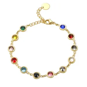 Limited quantity 18k gold bracelets for women trendy fashion jewelry crystal adjustable star bracelet