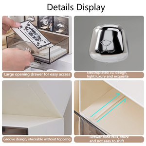 Bán Chạy Nhất Đa-Chức Năng Chống Bụi Lưu Trữ Giá Ngăn Kéo-Phong Cách Máy Tính Để Bàn Tổ Chức Hộp Lưu Trữ Cho Phòng Văn Phòng - Product Image 2