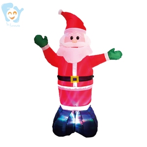 Luz Led 3D de 6 pies y 1,8 m, personalizado, para exteriores, césped, Navidad, inflable, Papá Noel, color negro - Product Image 6