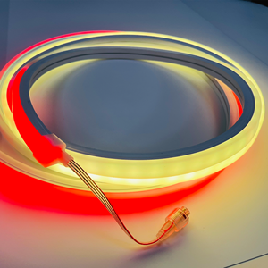 ไฟนีออน LED แบบเส้น ซิงค์เพลงได้ RGB ยืดหยุ่นได้ IP65 ซิลิโคน DC12V 5 เมตร สำหรับภายนอกอาคาร ปรับความสว่างได้ ตกแต่งสไตล์โมเดิร์น สำหรับงานดิสโก้ - Product Image 2