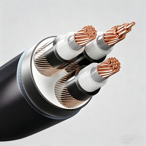 Medium Voltage Power <b>Cable</b> 3.6/6kV 12/20kV 18/30kV XLPE Insulation Class 2 Annealed Copper Conductor PVC - Product Image 2