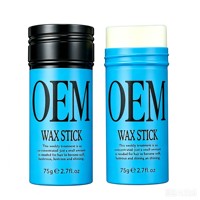 Bâton de cire pour cheveux JINQUE 2 en 1, cire coiffante professionnelle pour une texture haute définition et une tenue résistante à l'humidité toute la journée, 75 g