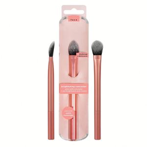 Juego de Brochas de Maquillaje Cosmético con Cerdas Sintéticas Perfectas para Delinear los Dedos, con Punta Cónica para Iluminar y Disimular - Product Image 1