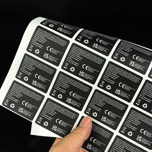 Custom Printed Silver PET Waterproof UV Heat Resistant Electrical Switch Sticker Roll <b>Labels</b> for Electric Kettle <b>Packaging</b> - Product Image 3