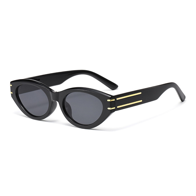 FUMILA L2455 Sunglasses with UV400 Lenses Fashionable Plastic Frame Versatile Outdoor Sunshade Travel Glasses