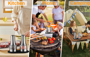 Molinillo eléctrico de <span class=keywords><strong>sal</strong></span> y pimienta con carga tipo C, grosor de molienda ajustable, puede satisfacer diferentes necesidades, forma única, agrega mucha diversión - Product Image 6