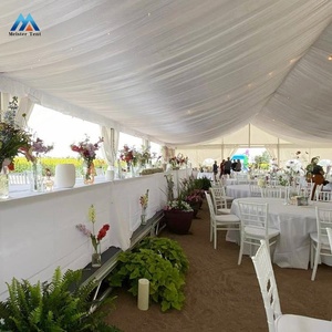 Tente blanche de luxe <span class=keywords><strong>pour</strong></span> mariages en plein air, tente de réception imperméable, tente de fête à vendre ou à <span class=keywords><strong>louer</strong></span>, carpas para eventos - Product Image 3
