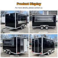 JINLIJING Fabrication Imbisswagen Bbq Food Truck Cart Pizza Burger Ice Cream Coffee Foodtruck Food Trailer à vendre Usa Turquie
