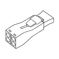 Vente en gros Wagos 873 Series 873-902/873-903 Connecteur de déconnexion de luminaire; 2 pôles; 4,00mm ²; Composants électroniques enfichables jaunes