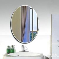 Miroir mural en fer artisanal monté sur miroir classique mural incassable pour salon