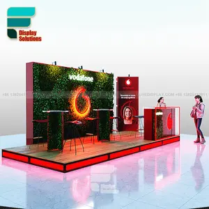 Portable Backlit Background Light Backdrop Exhibition Booth Furniture And Display Reusable Trade Show Booth Exhibition Booth