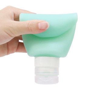 Custom Logo 200ml Food Grade Silicone Travel Bottle Leakproof Refillable Shampoo Lotion Squeeze Bottle BPA Free OEM ODM - Product Image 4