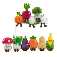 Jouet en peluche simulation fruits et légumes, poupée de dentition douce pour animaux de compagnie, pendentif mignon pour chien et chat