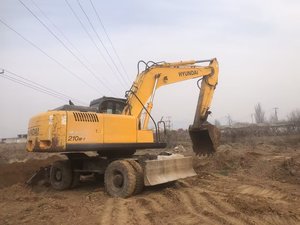 Corée du Sud fait Original peint Hyundai R210w-7 pelle à roues pas cher prix Robex 210W 21ton utilisé pelle sur pneus 210w-7 210w-9 - Product Image 3