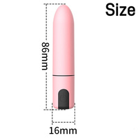 Tragbarer Mini Female Bullet Vibrator 10 Vibrations geschwindigkeiten Neues Design USB Power G-Punkt Stimulator Sexspielzeug für Nippel klitorale