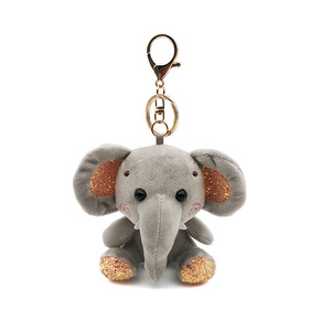 10 Cm Dễ Thương Siêu Mềm <span class=keywords><strong>Elephant</strong></span> Sang Trọng Keychain - Product Image 3