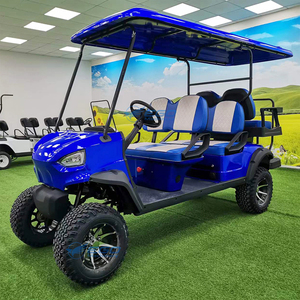 Voiturette de golf électrique 6 places avec toit, structure en acier, couleur au choix, batterie 48V – Nouveauté très demandée - Product Image 3