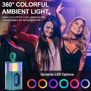 A36 altoparlante Wireless BT trasparente con luce di respirazione suono forte HD basso portatile Mini Audio per uso esterno/domestico - Product Image 3