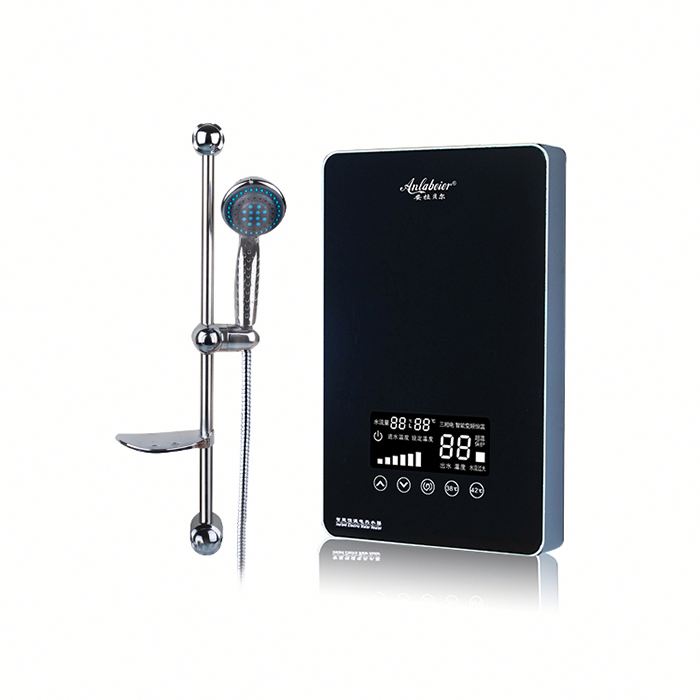 3 Phase 18kW Instant Electric Water Heater with LED Display Plastic Housing English Interface Smart Features for Whole House Use