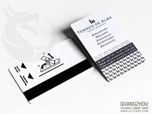 Tarjeta de Acceso Magnética de PVC Personalizada, Impresa en Offset, para Uso Comercial y Hotelero, con Banda Magnética de Alta Resistencia - Product Image 3