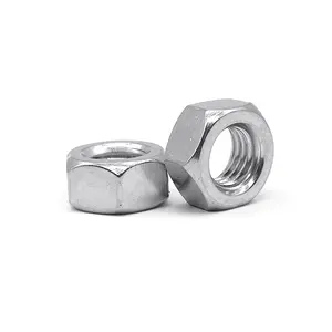 DIN934 Stainless Steel Nut Hex Nuts Ss304 Ss316 Hexagon Head Nut And Bolts