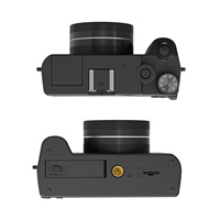 Kamera Vlog Ringkas 4K 75MP 18X Zoom Digital Layar HD WiFi Fokus Otomatis dengan Lensa Ganda Depan dan Belakang untuk Bepergian