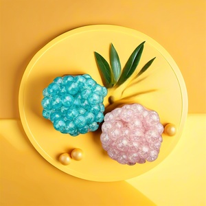 <b>Silicone</b> <b>Bead</b> Ball Squishy Toy Colorful Foam Filled Squeeze Stress Relief Eco-friendly Sensory Fidget Toy Macaron Party Favor - Product Image 6