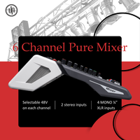 CHORDIO CTX-16 Console de mixage audio professionnelle 16 canaux, nouvel arrivage, amplificateur de puissance, garantie de 2 ans pour DJ et scène